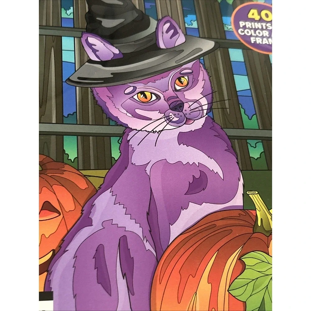 Coloring Cats Meowloween 2025 Edition *NEW* Halloween Coloring Book Magazine